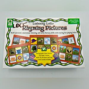 Listening Lotto Rhyming Pictures Game